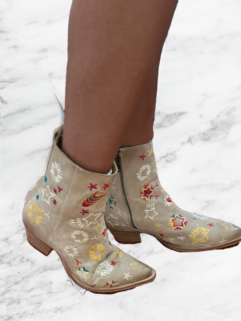 Free people embroidered boots
